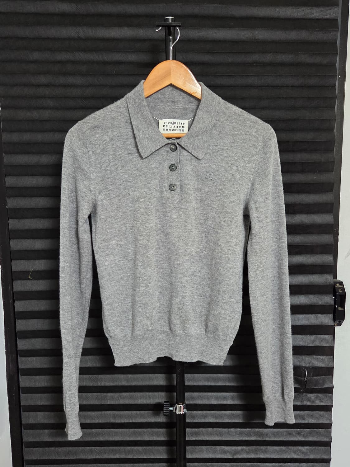 (정품) [메종 마르지엘라] 4 엘보 패치 폴로 니트 | 00130 상품이미지1