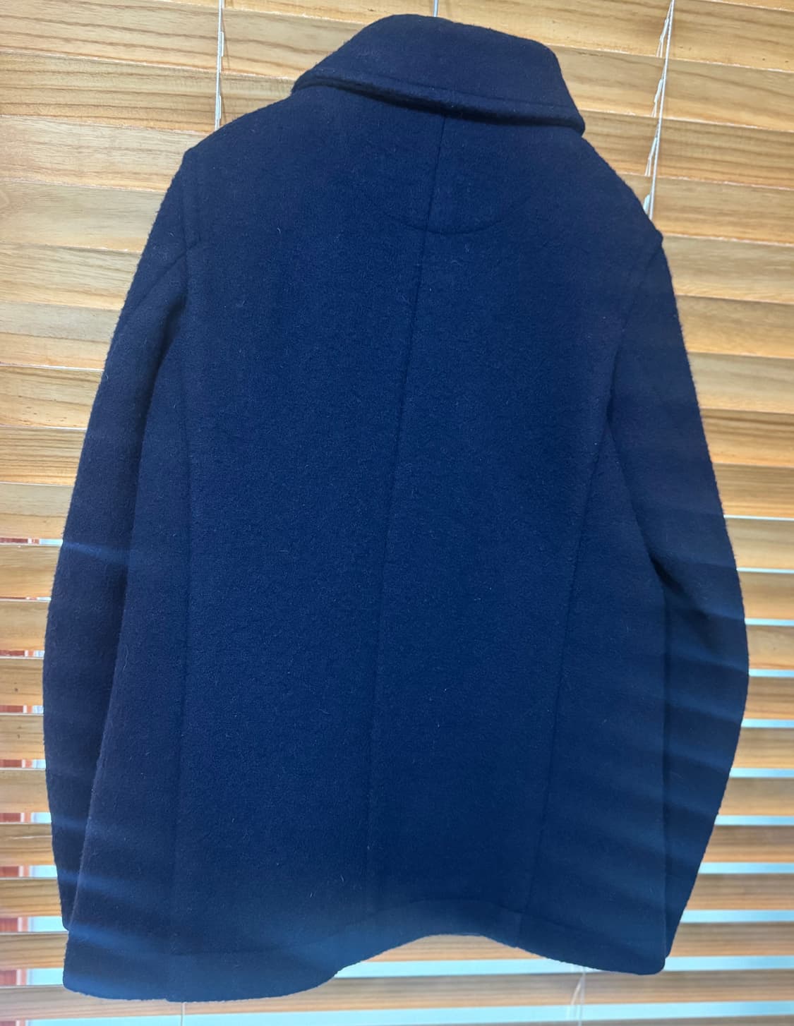 단톤 여성 울 라운드 숏 코트 네이비 34(한국 사이즈 85) 상품이미지2