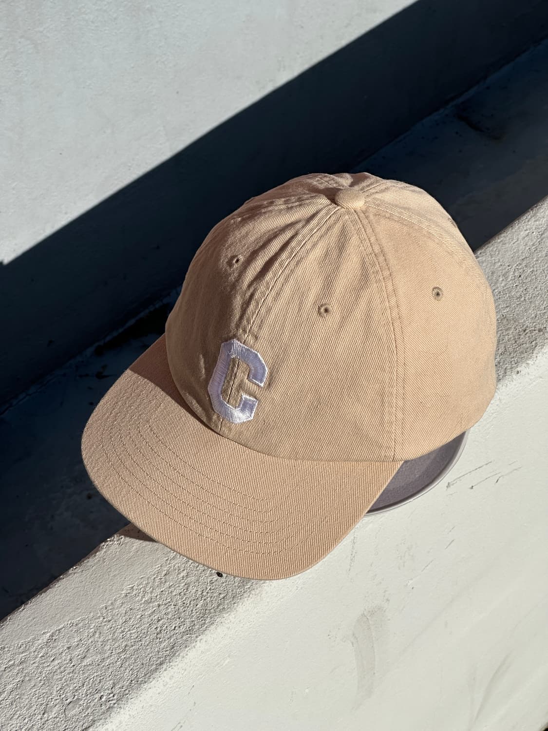 (새상품) [F] 커버낫 로고 베이지 볼캡 모자 상품이미지2