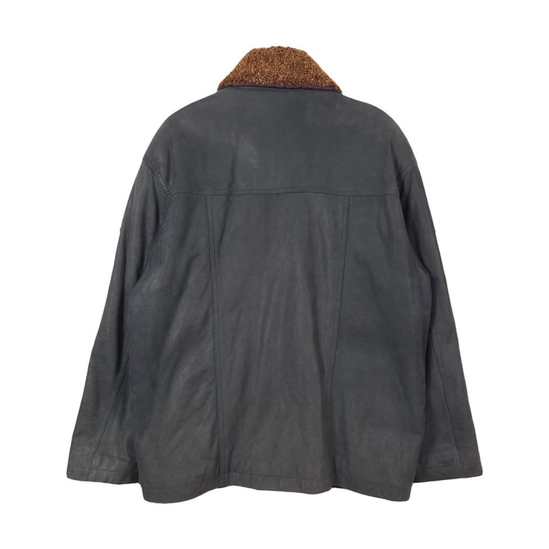 CANYON 빈티지 램스킨 에비에이터 가죽 블루종 L 상품이미지2