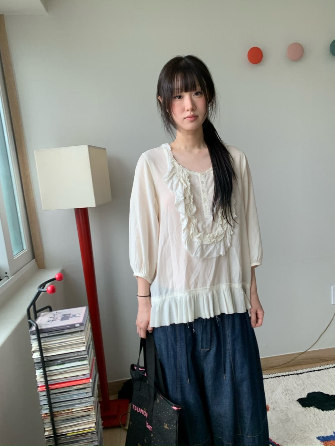 YLTS frill blouse 상품이미지1