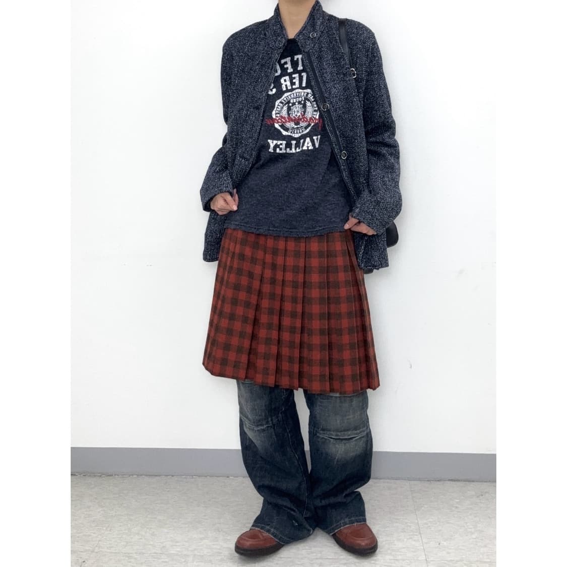 빈티지 네이비 자켓 상품이미지4