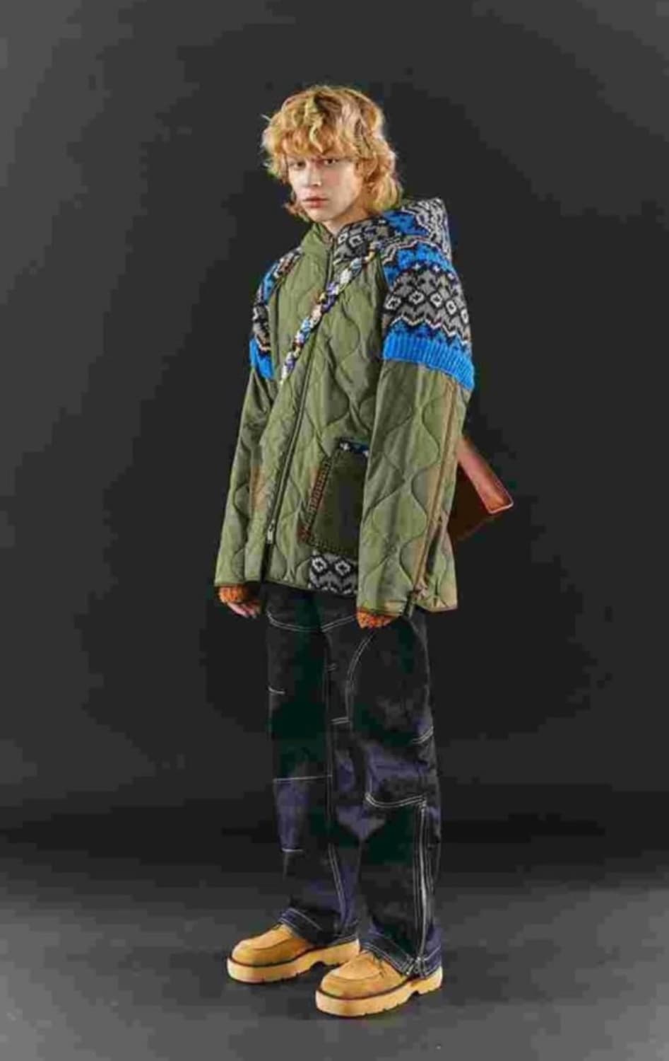 앤더슨벨 니트 패치 퀄티트 자켓 m사이즈 구합니다 상품이미지1