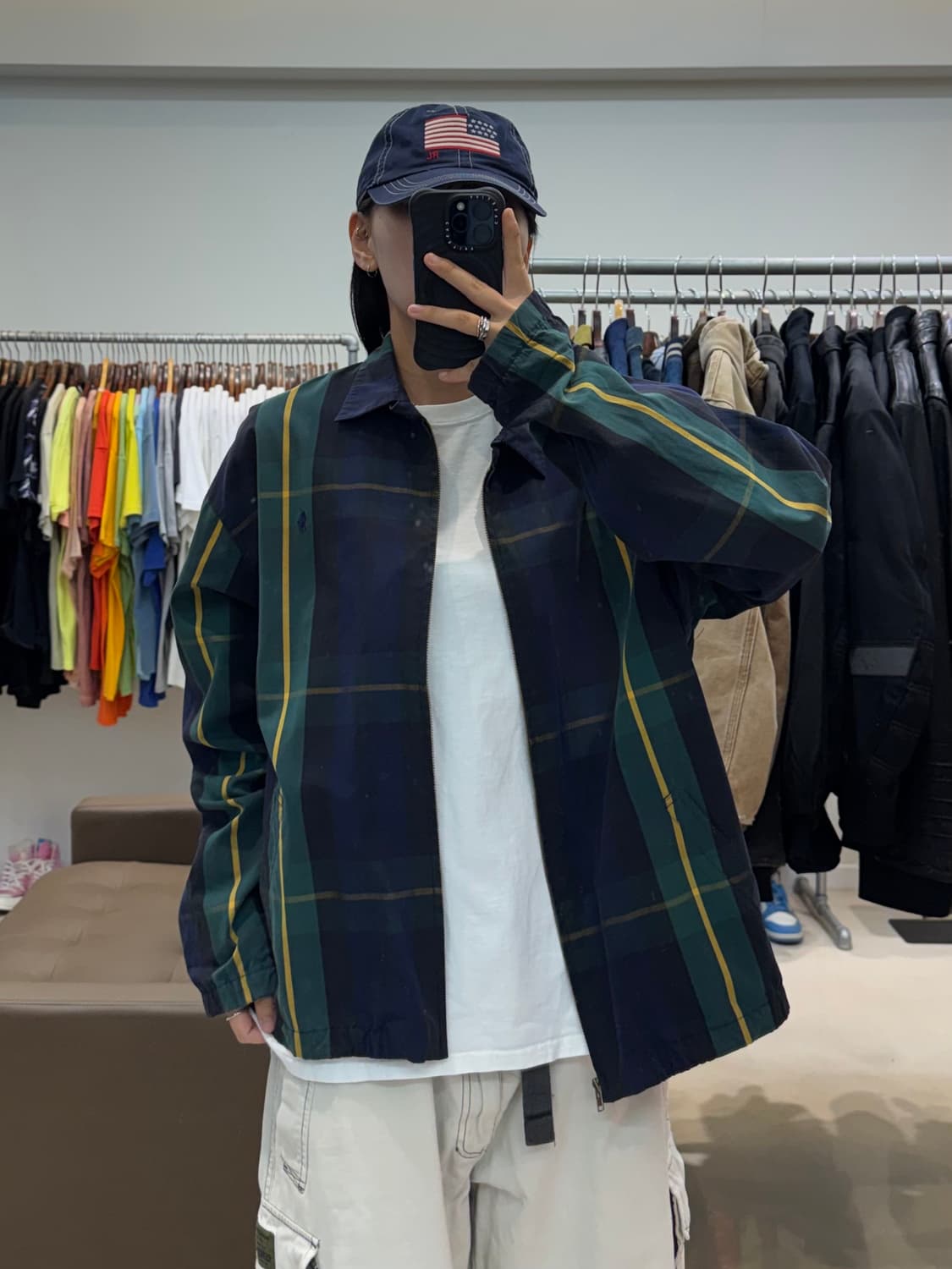 폴로 랄프로렌 체크 스윙탑 자켓 상품이미지7