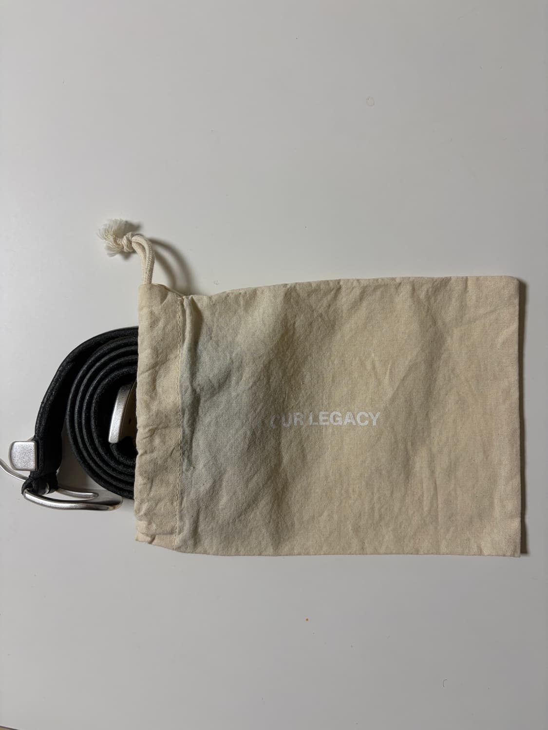 아워레가시 벨트 2cm 레더 블랙 (사이즈 90) 상품이미지4