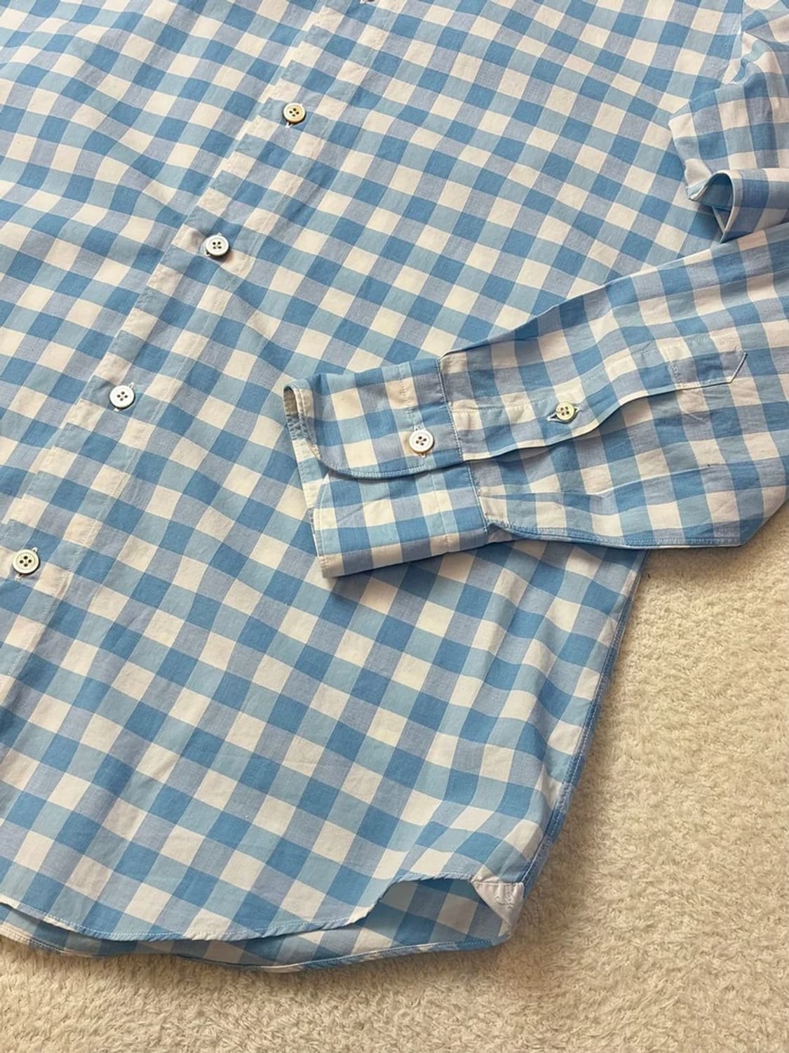 피나모레 이태리 코튼 나폴리탄 테일러링 셔츠 PN5826 상품이미지4