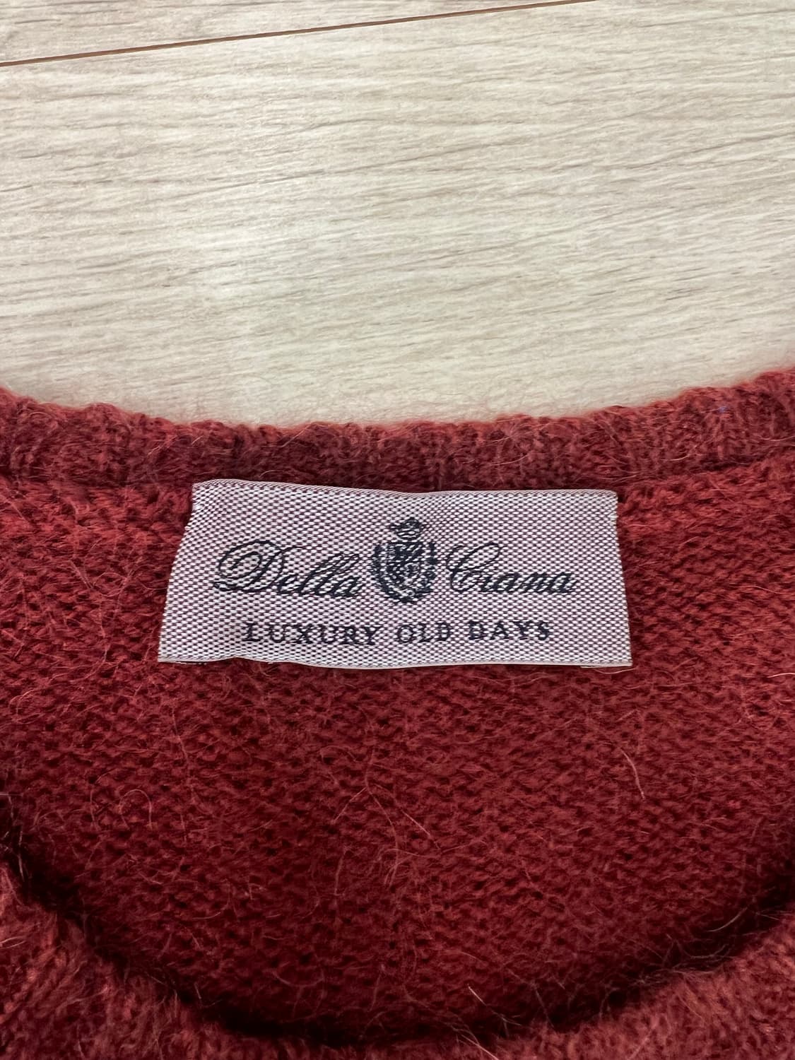 델라치아나(Della Ciana) / 울모헤어 아가일 니트 / 46 상품이미지8