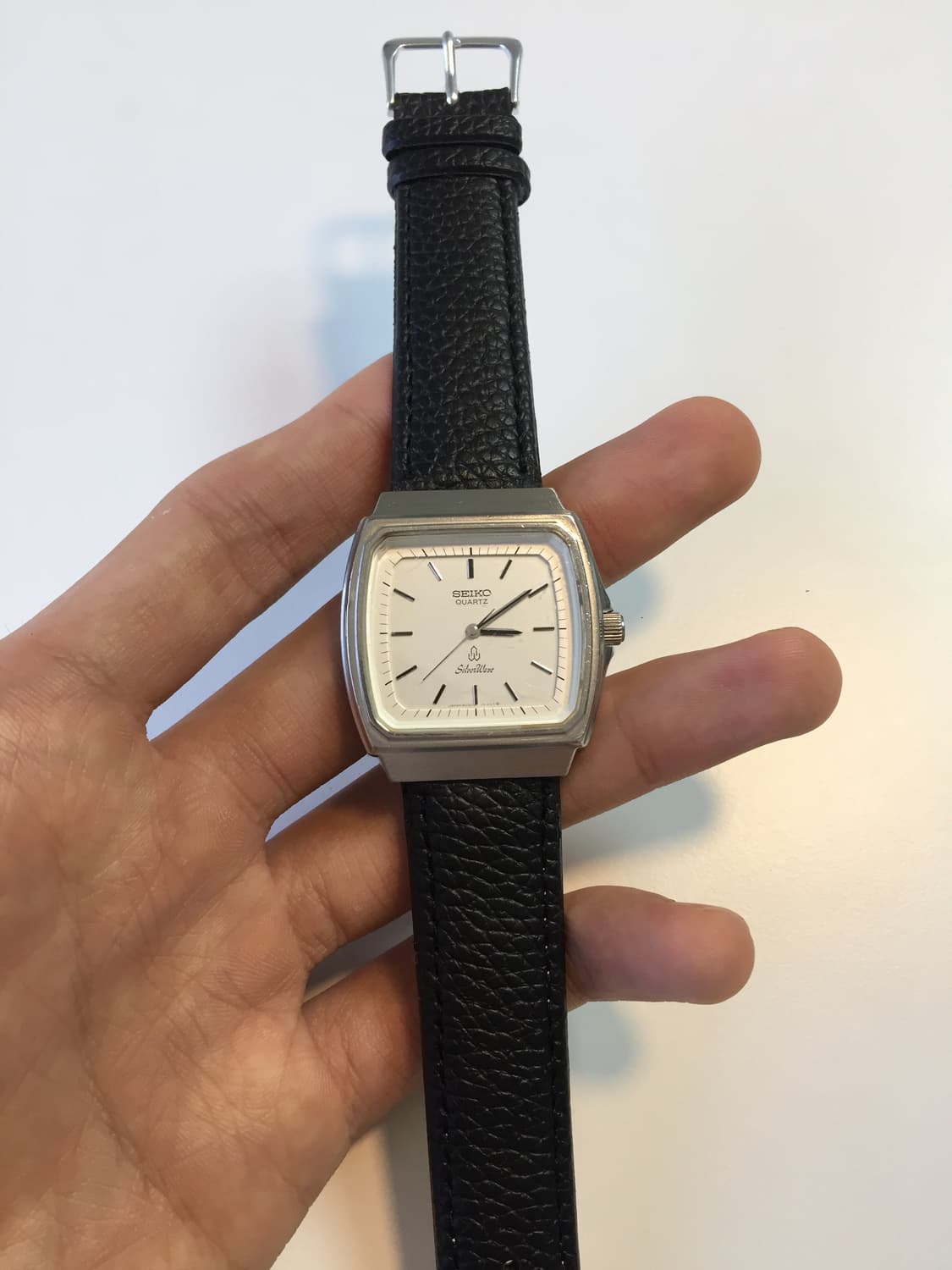 80s seiko silver wave square quartz 상품이미지1