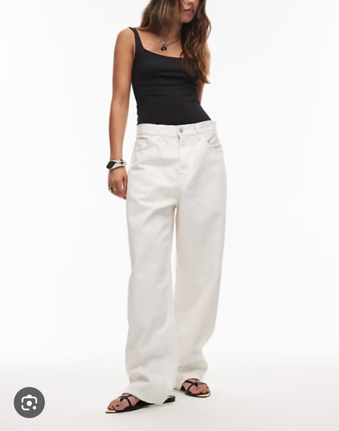 칼하트 윕 Carhartt Wip 스톤 워시드 와이드 팬츠 화이트 25  상품이미지8