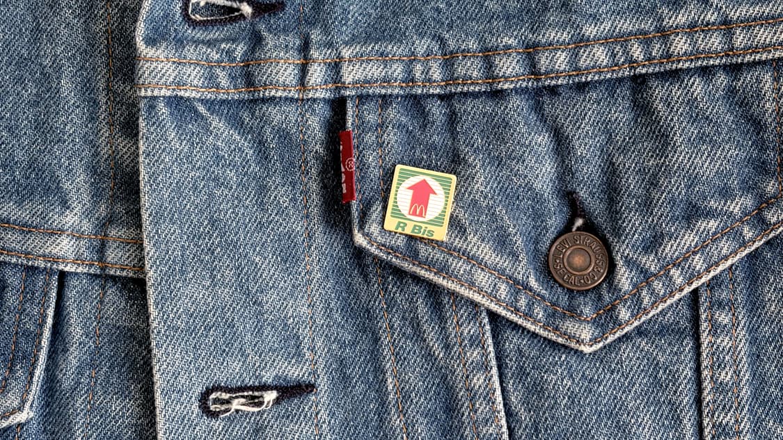 맥도날드 빈티지 크루 핀뱃지 라펠핀 ‘R Bis’ 상품이미지5