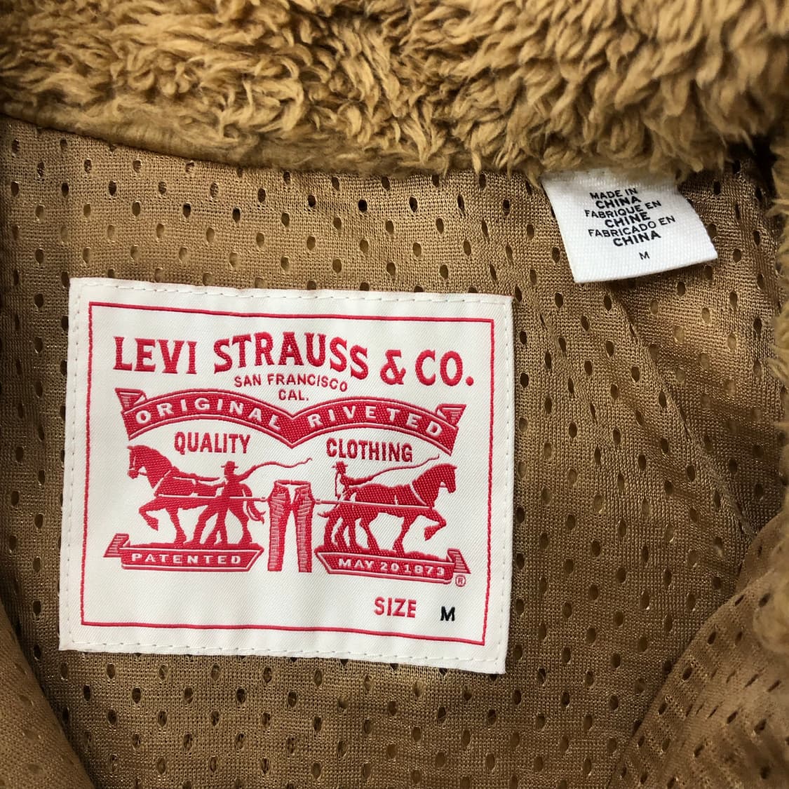 M 리바이스 공용 플리스 집업 후리스 자켓 상품이미지4