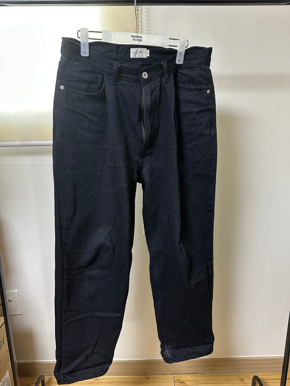 스틸 바이 핸드 12oz 딥 턱 데님 팬츠 1사이즈 상품이미지3