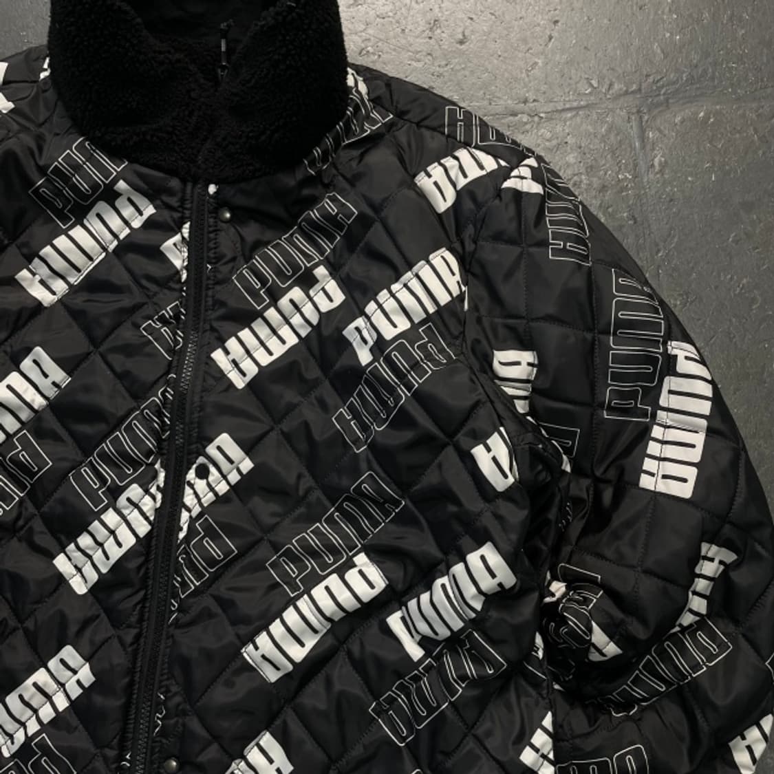 105 푸마 리버시블 누빔 후리스 자켓  상품이미지7