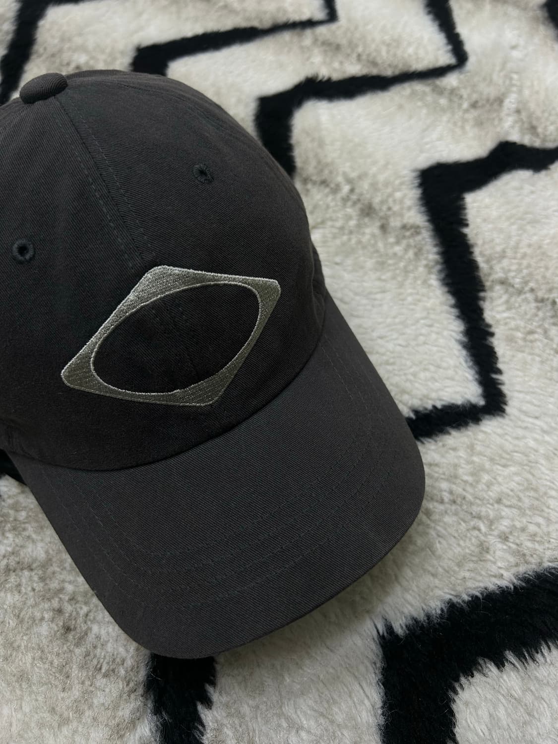 미스치프 롬버스 드로우 스트링 볼캡/다크그레이 상품이미지1