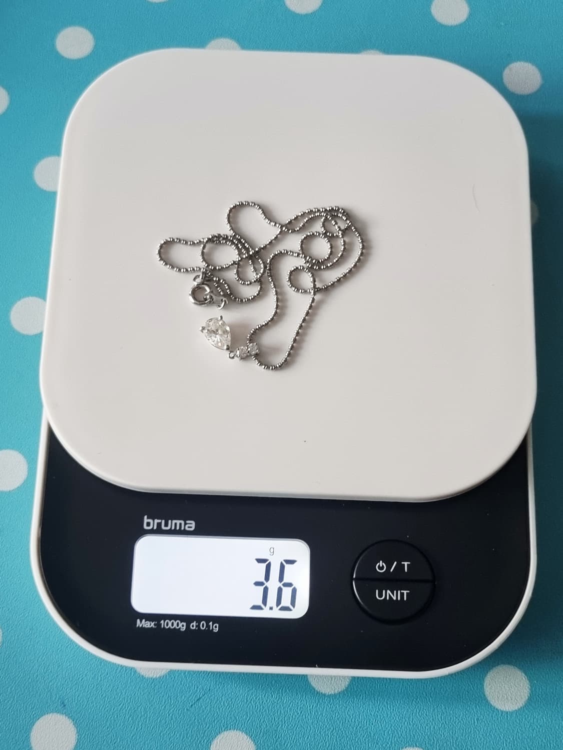 18k 물방울 금 목걸이 상품이미지4