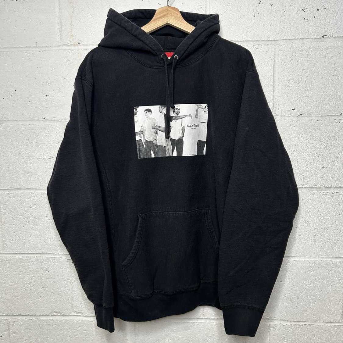 19SS 슈프림 클래식 AD 후드티 블랙 상품이미지1