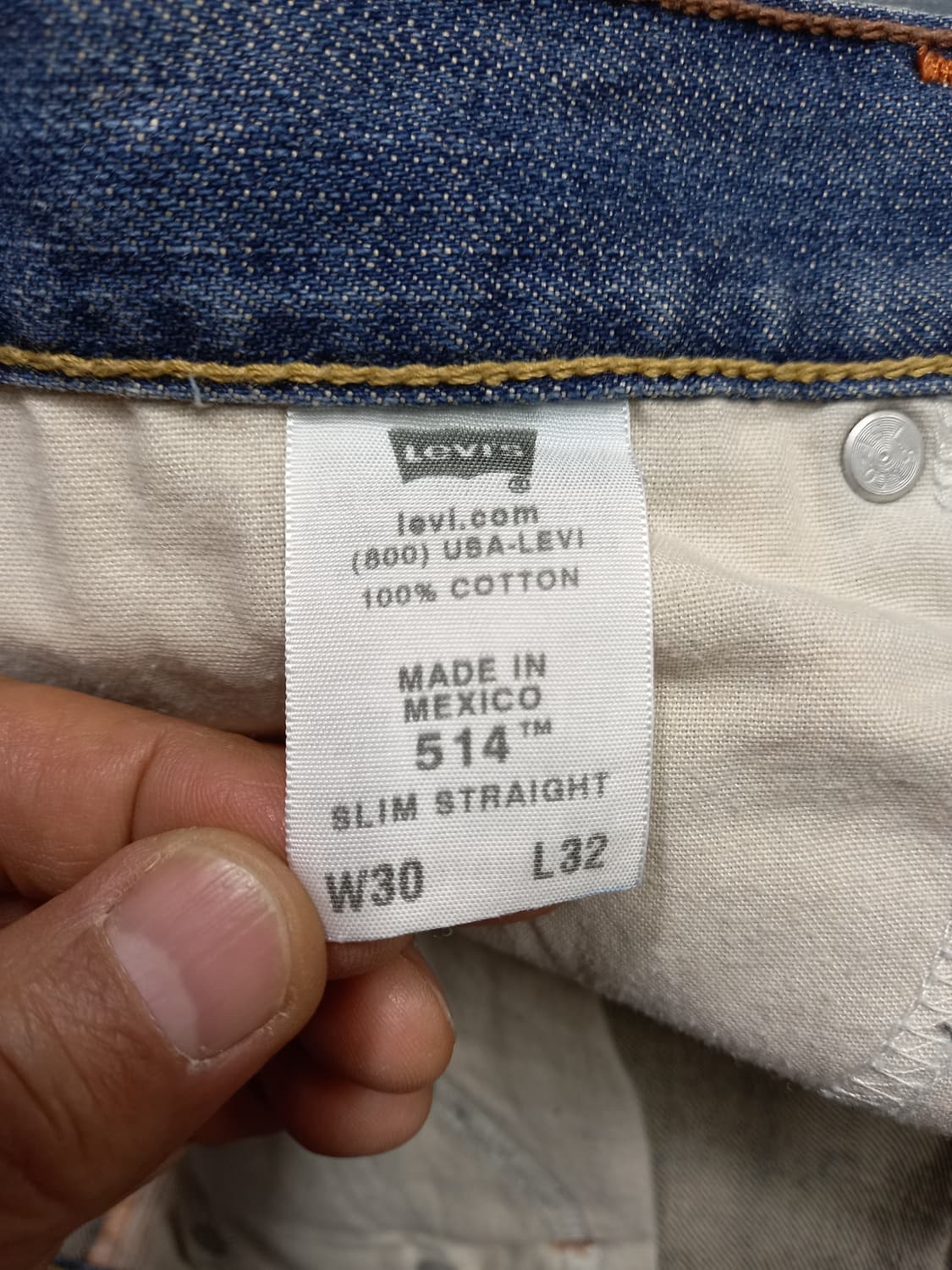 29-30 리바이스514 Mexico 워싱 일자진 30-153 상품이미지9