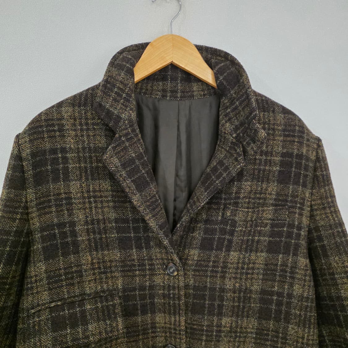 MYNAMEIS 체크 롱코트 상품이미지3