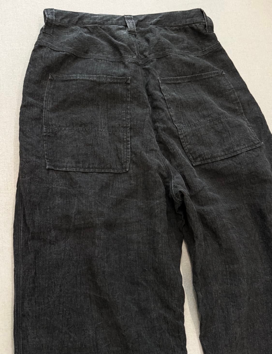 (S) Kaval sumi dyed over pants 2 상품이미지2