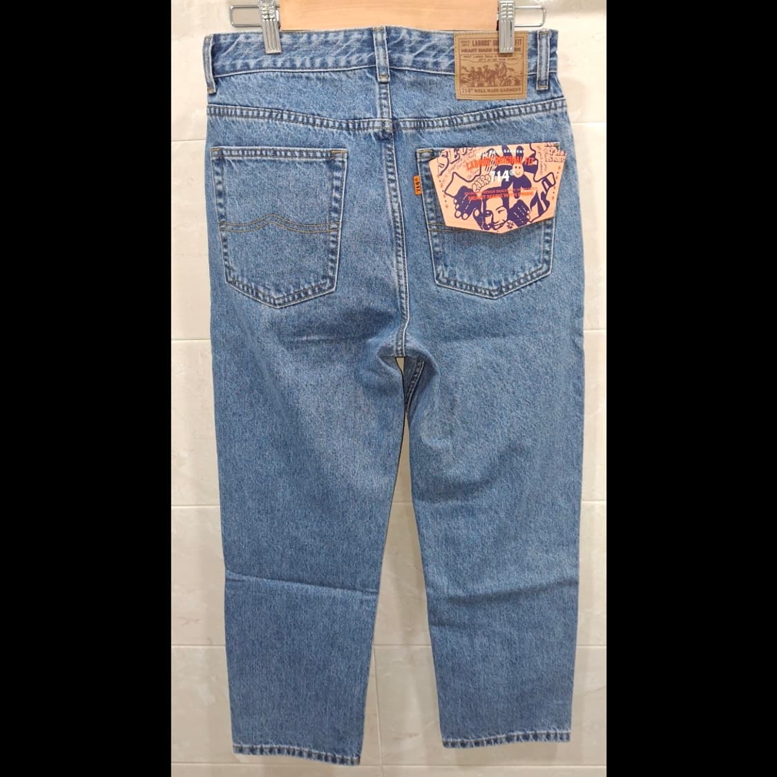 라브로스 714 오리지널핏 데님 라이트인디고 상품이미지3