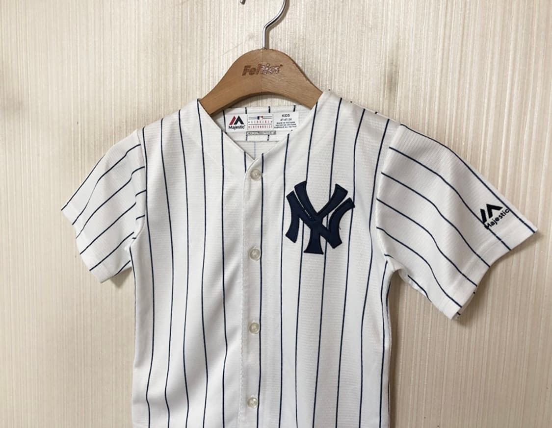 MLB 마제스틱 뉴욕양키스 홈유니폼/져지 4T(키즈) 상품이미지6