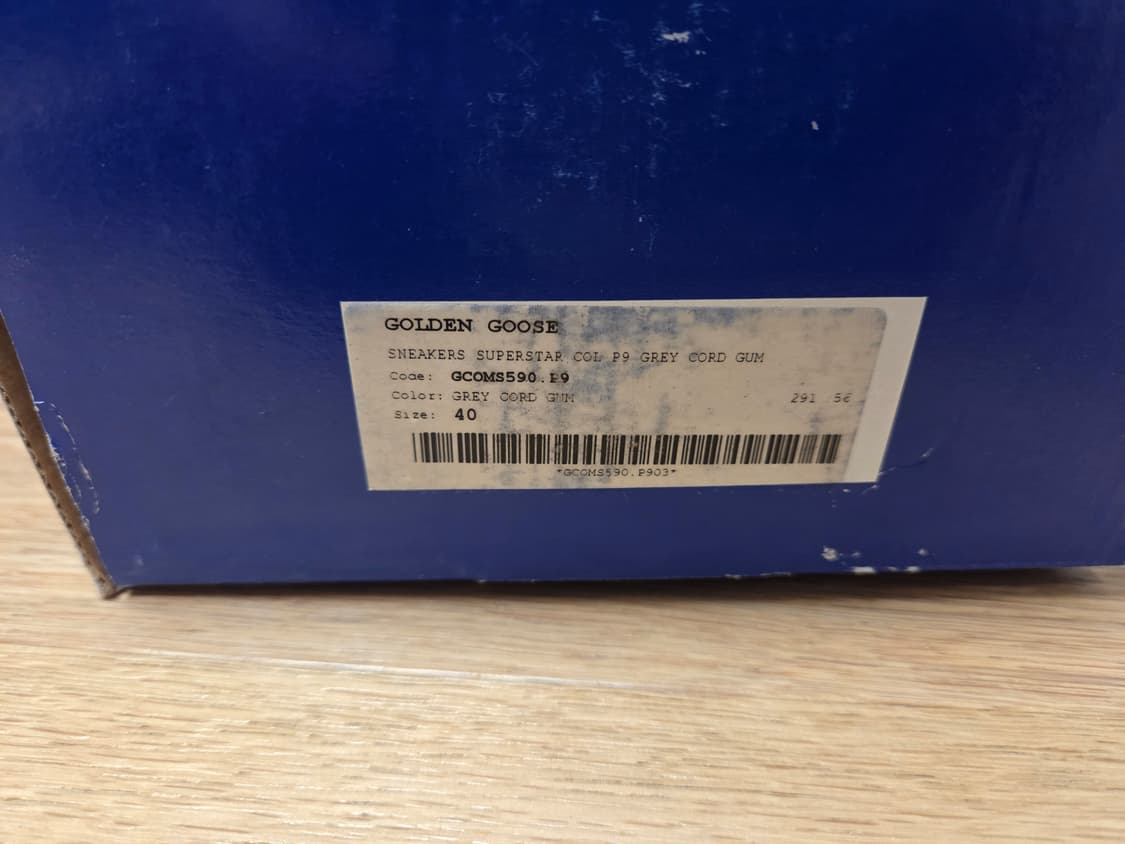 골든구스 슈퍼스타 40 (Grey Cord Gum) 상품이미지7