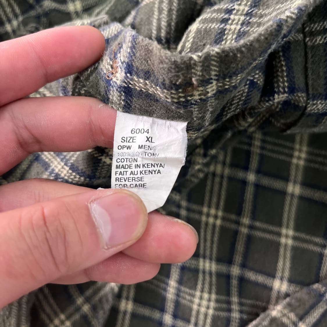 100 울리치 빈티지 체크 울 셔츠 상품이미지5