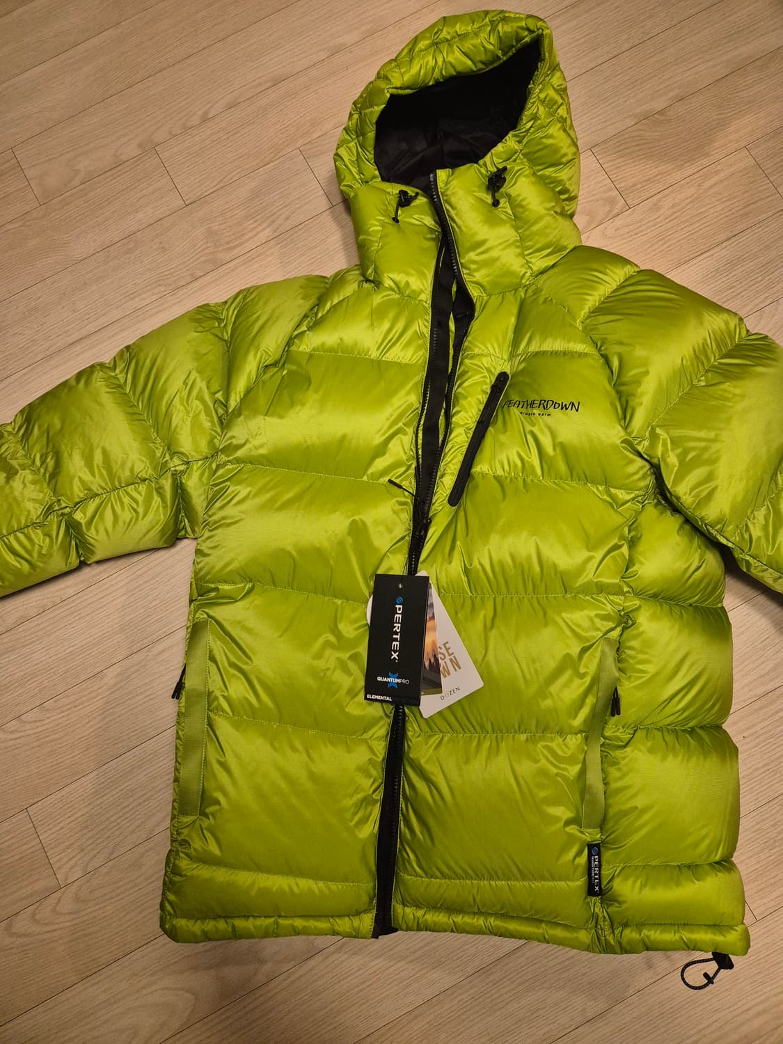 (새제품) 페더다운 HD 라이트 그린 L사이즈 상품이미지2