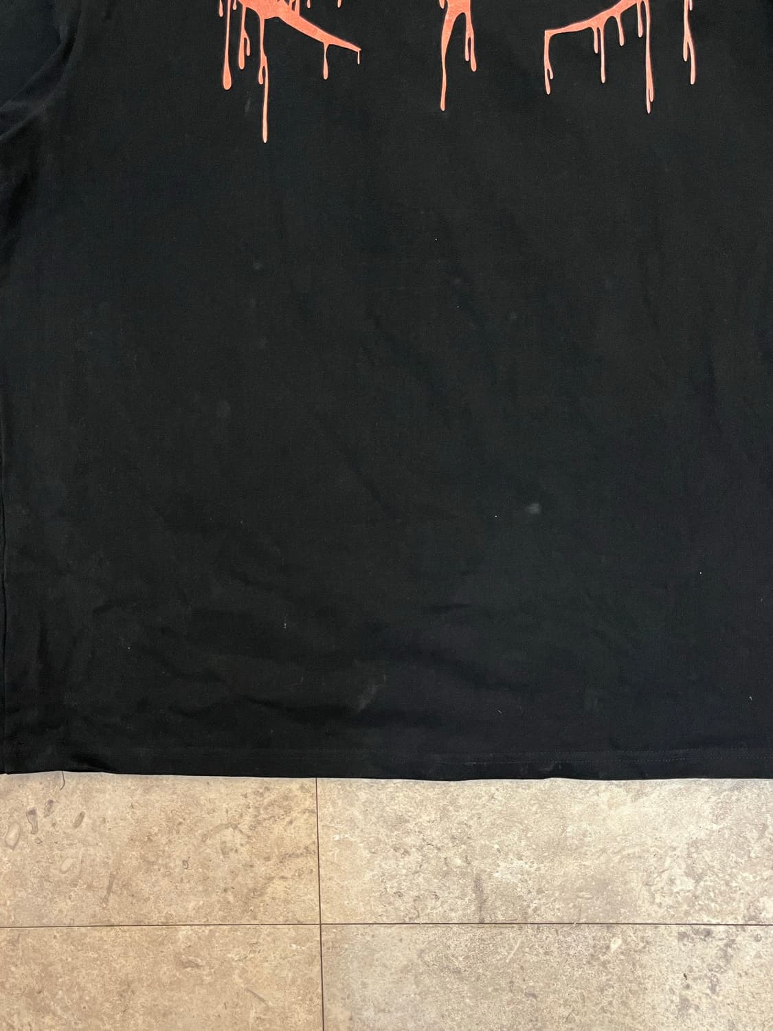 빈티지 프린팅 긴팔티 블랙 3XL #csz3140 상품이미지8