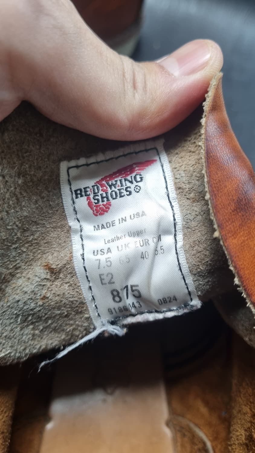 레드윙875 목토 워커 부츠 7.5ee 상품이미지7