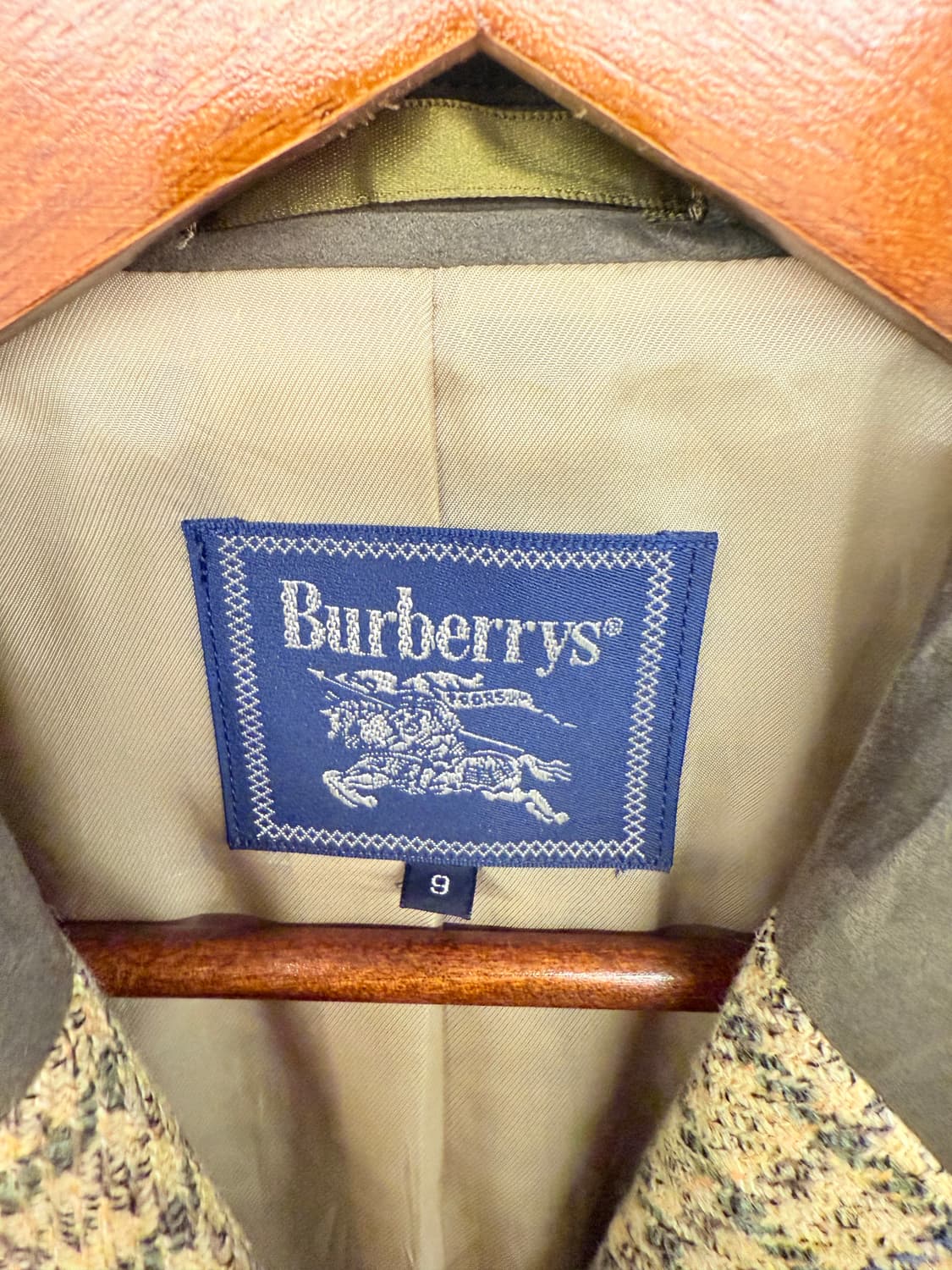 버버리 울체크자켓 상품이미지8