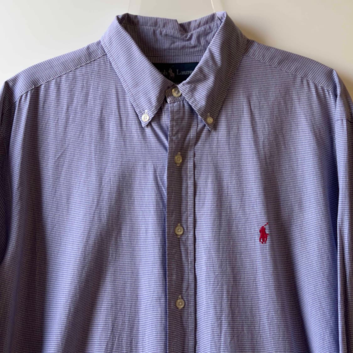 폴로 랄프로렌 야무스 깅엄체크 긴팔 셔츠 상품이미지2