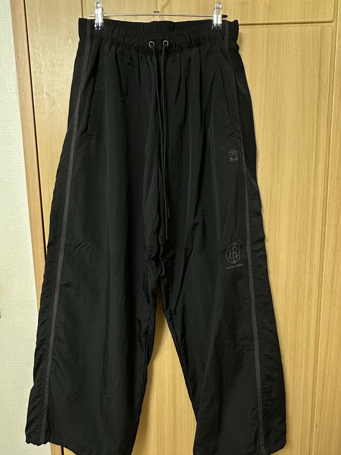 폴리테루 휴먼 인덱스 트랙 팬츠 블랙/퍼플 2사이즈 상품이미지1