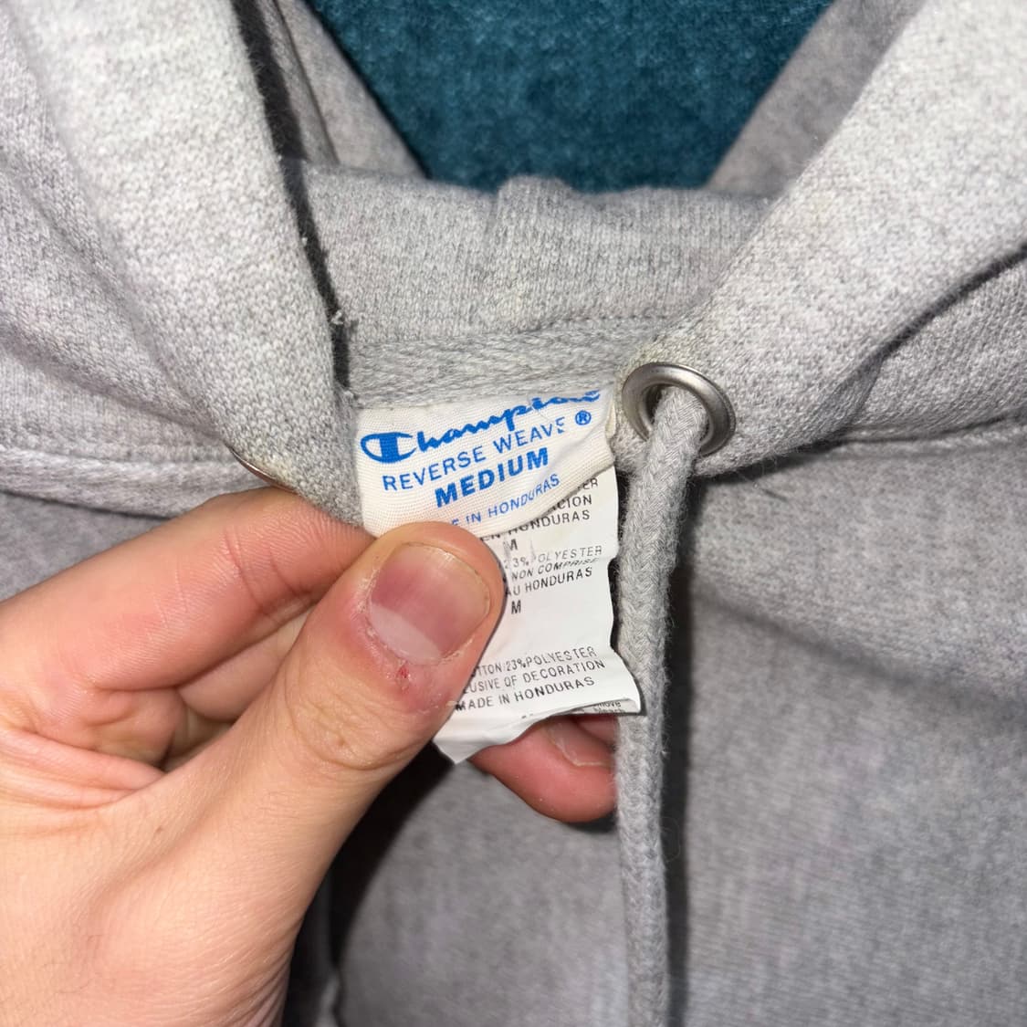 (M) 챔피온 리버스위브 그레이 후드티 상품이미지7