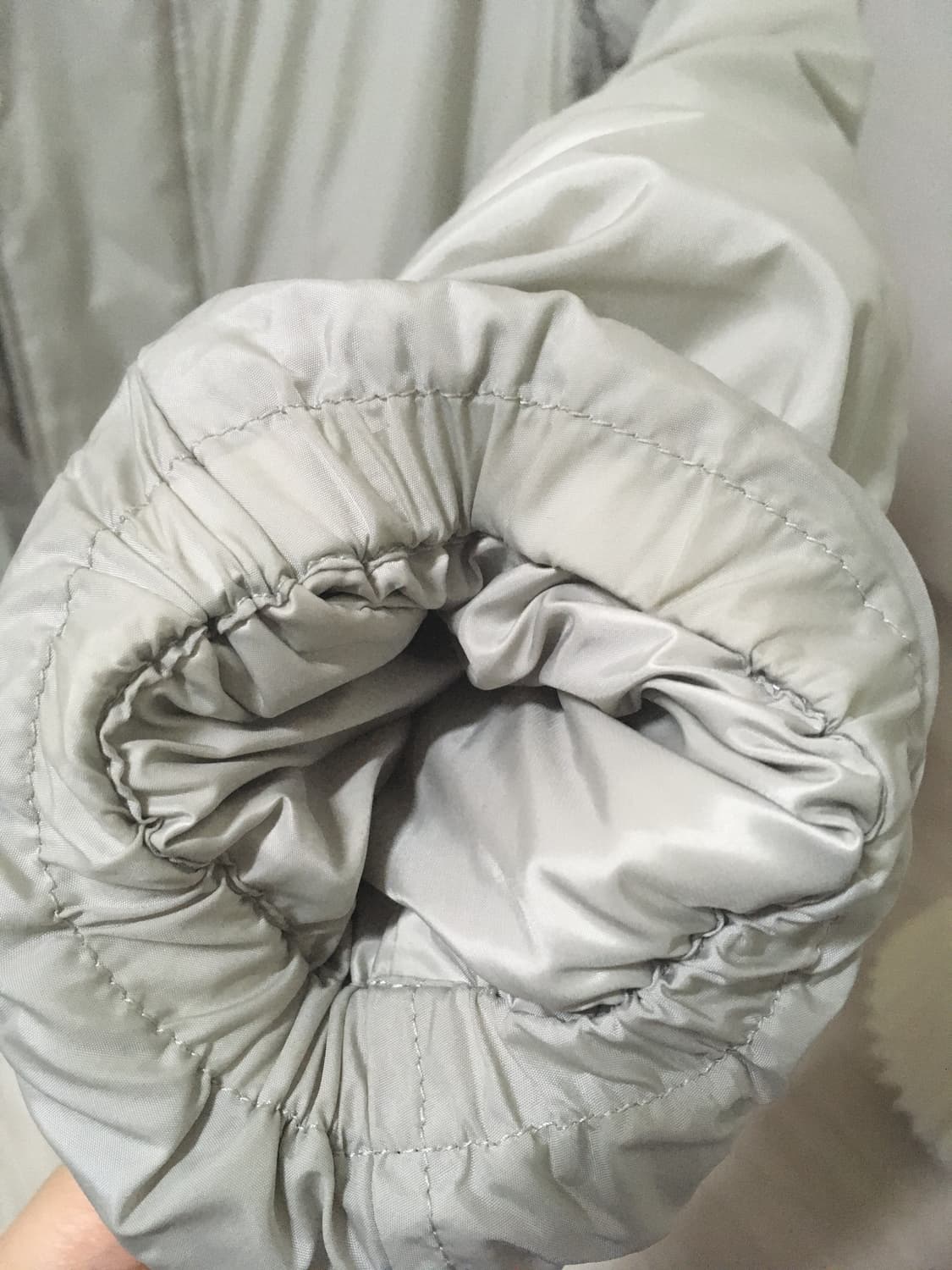 유니클로 퍼프테크 파카 라이트그레이 m 상품이미지5