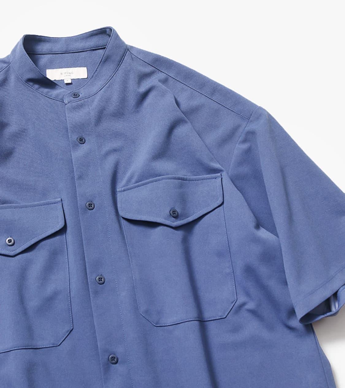 B:MING BY BEAMS - BAND COLLAR CPO SHIRT 상품이미지5