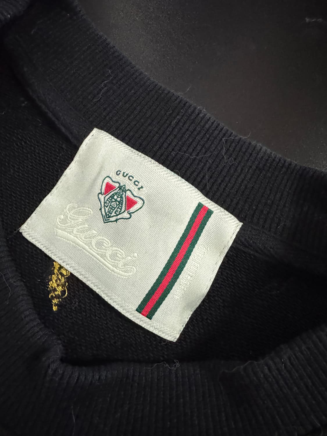 구찌 Gucci 자수 새 로고 커스텀 맨투맨 M 상품이미지3