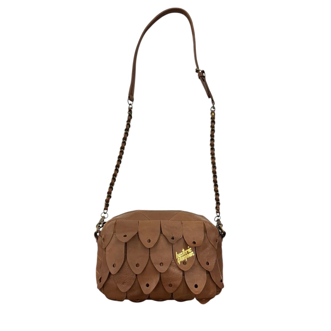 히스테릭글래머 레더 피크 숄더백 브라운 상품이미지3