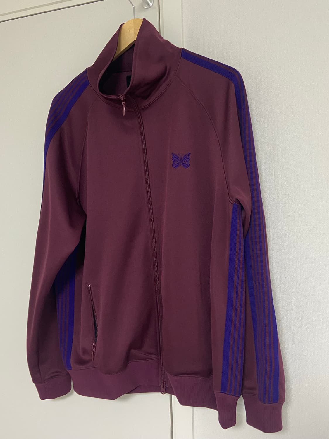 니들스 트랙자켓 와인 [XL] 상품이미지1