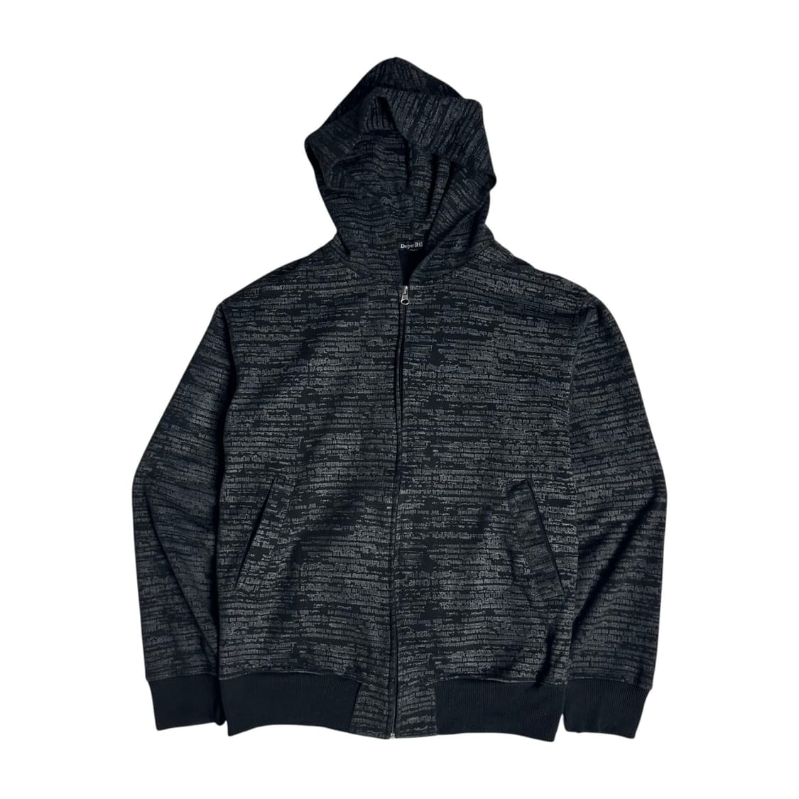 [JPN] Dope:H 펑크 레터링 패턴 후드집업 상품이미지1