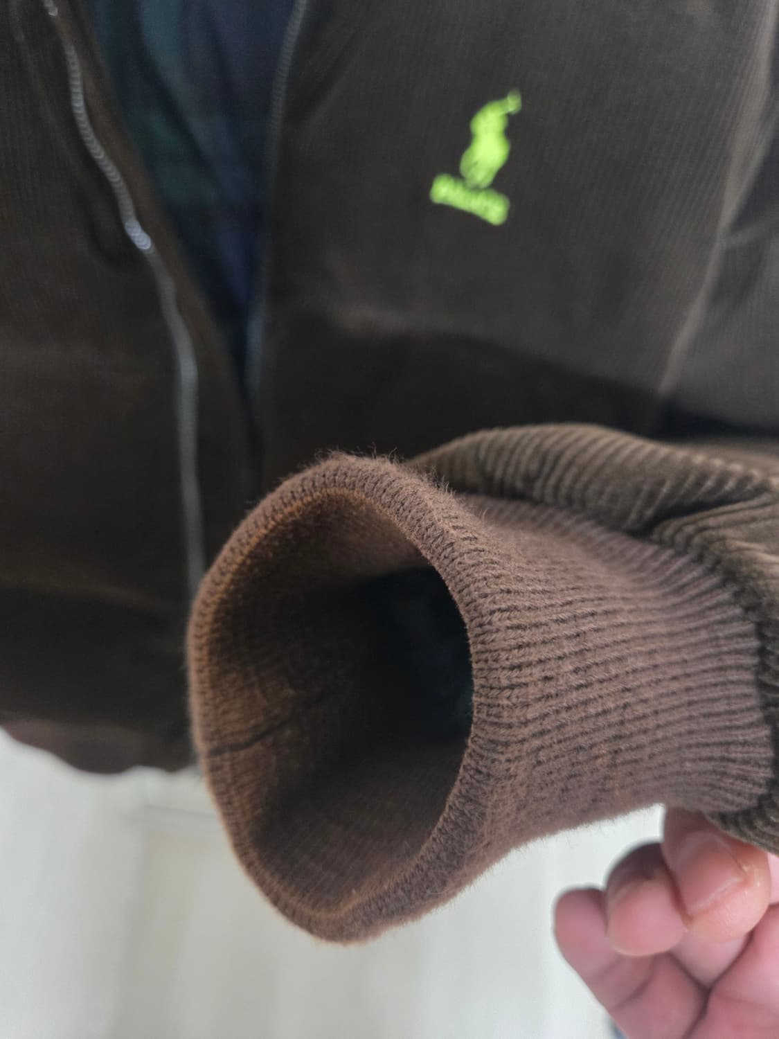 폴로x팔라스 코듀로이 패딩점퍼 라지사이즈 상품이미지4