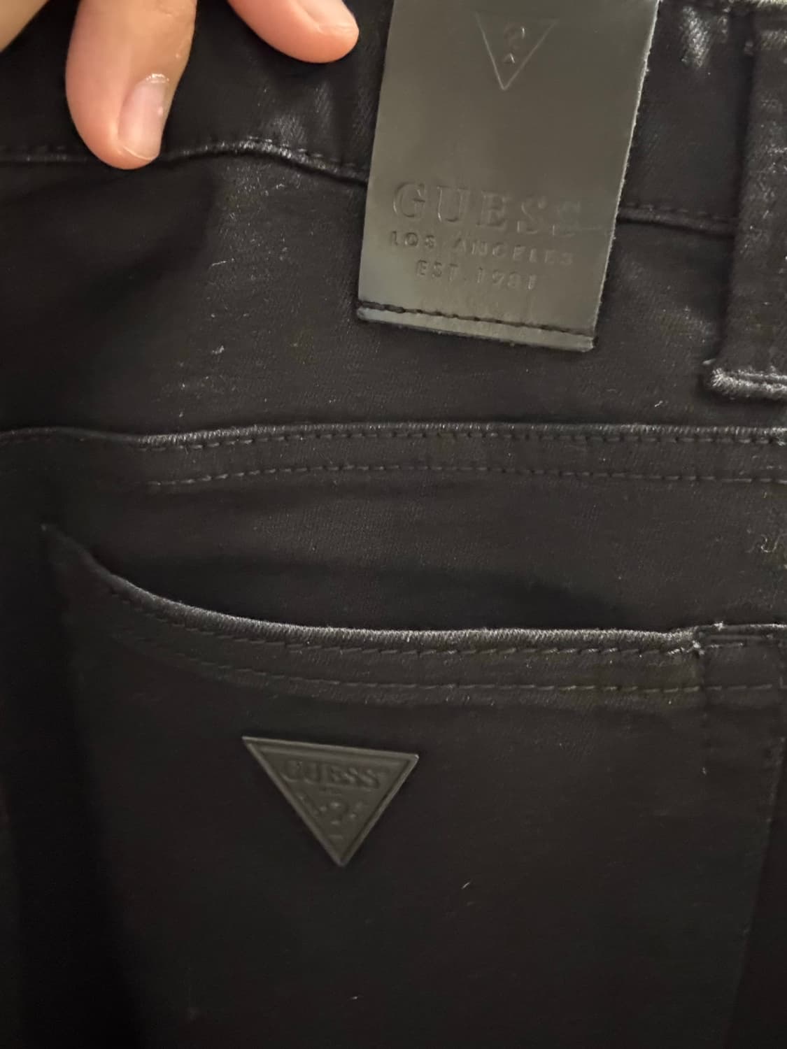 Guess 게스 블랙데님 청바지 33 상품이미지4