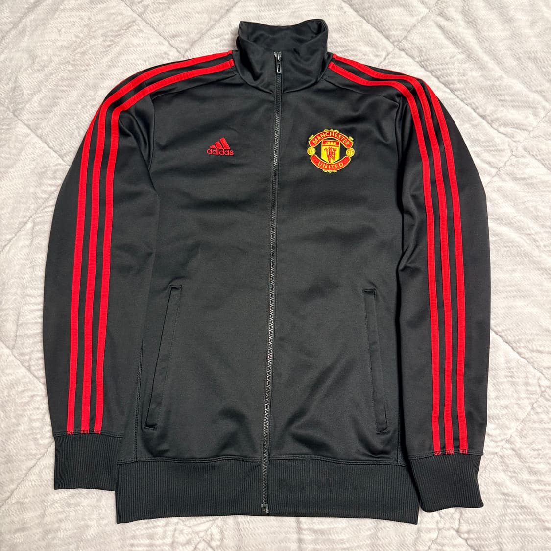 아디다스 대대장 맨유 블랙 검빨 져지 트랙탑 상품이미지2