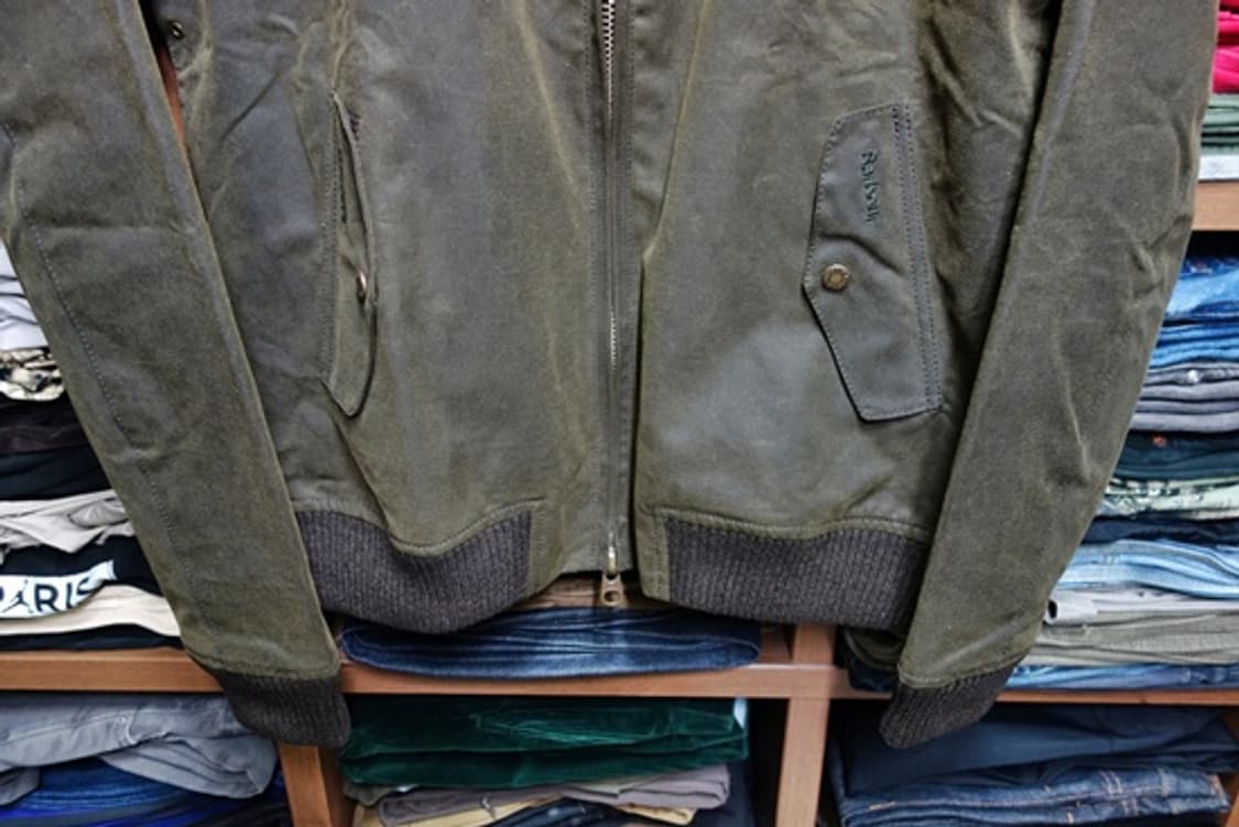바버 x 바라쿠타 Baracuta Porton 왁스 자켓 L 100 상품이미지3