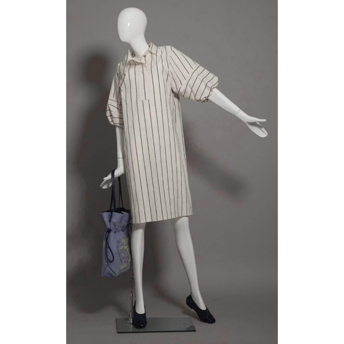 랑방컬렉션 스트라이프 셔츠 드레스 상품이미지1