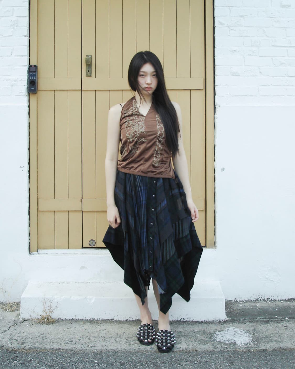 SACAI AD2002 multi way draped top 상품이미지2