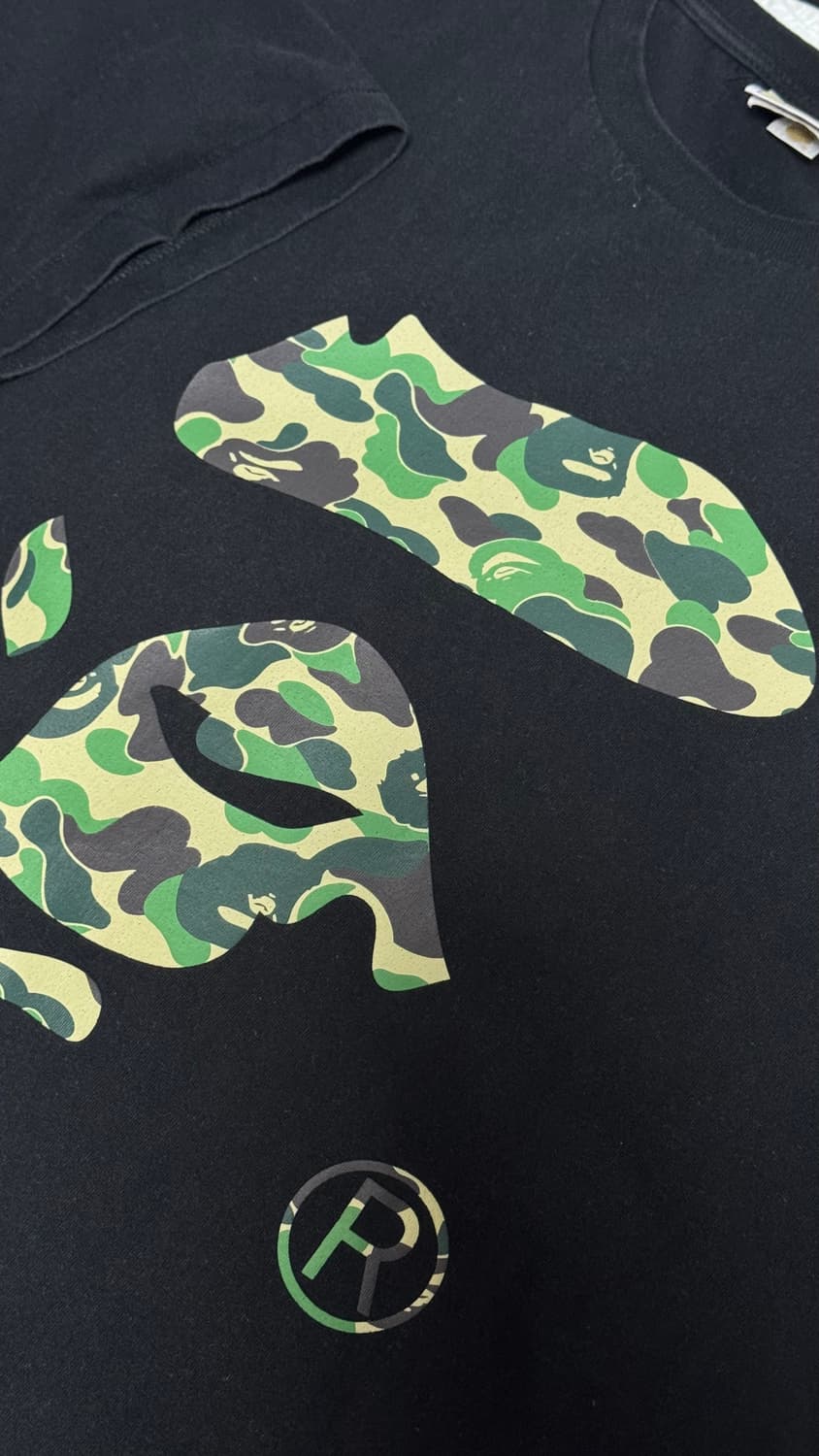 Bape Woodland Camo Ape Face Tee 베이프 반팔 상품이미지4