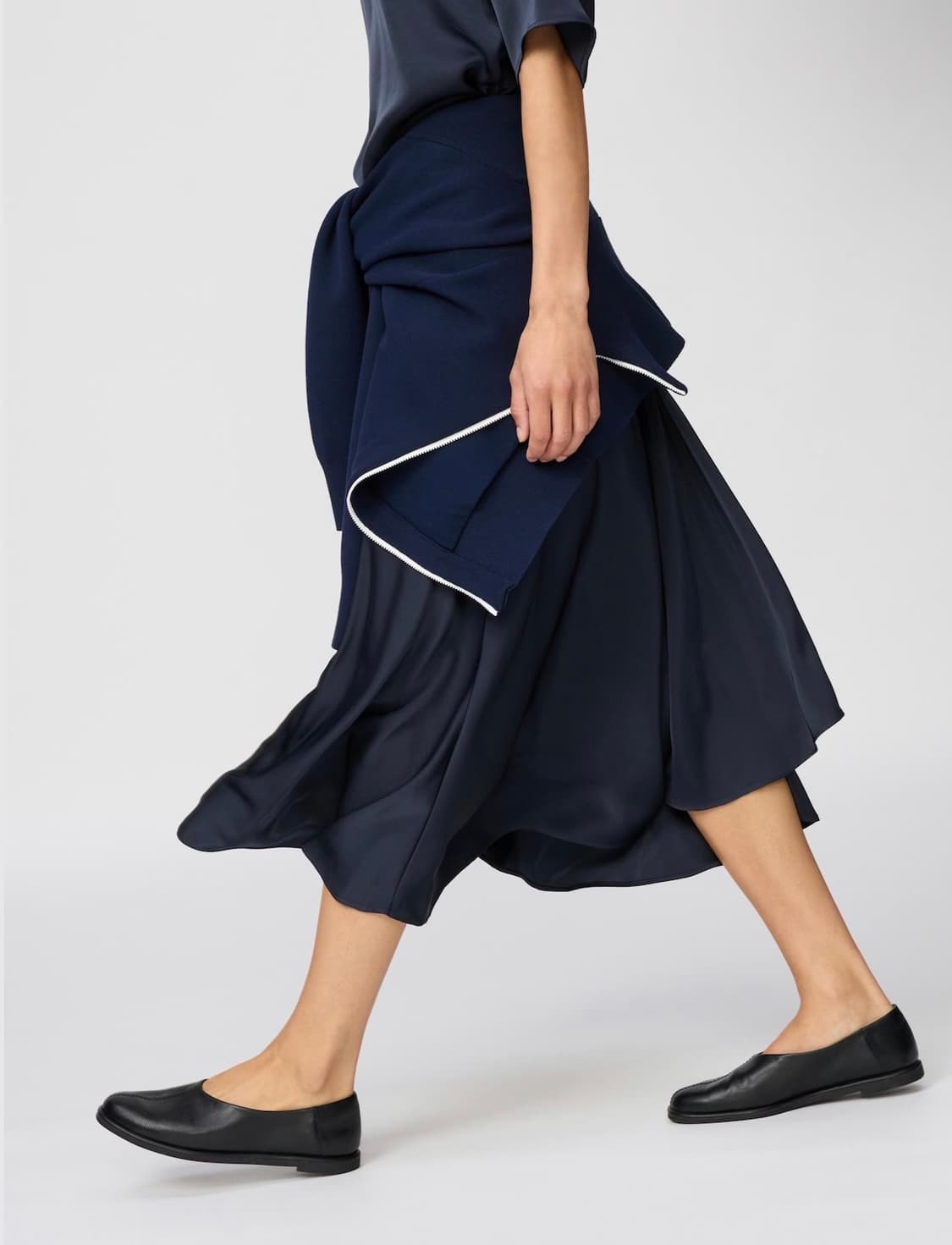 유니클로 스퀘어플랫슈즈 블랙 250 새상품 상품이미지4