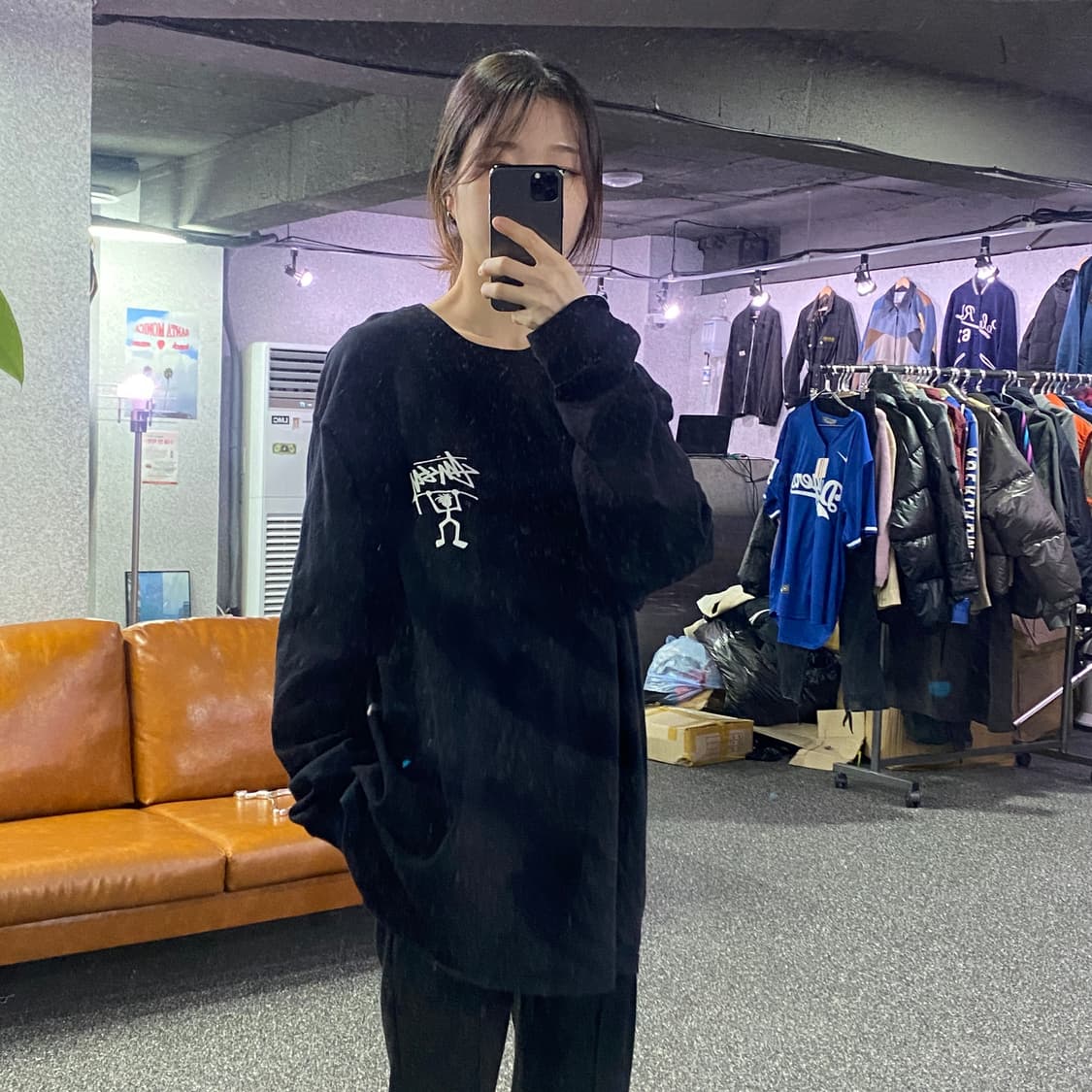 스투시 빅로고 월드투어 롱슬리브 B3181 상품이미지1