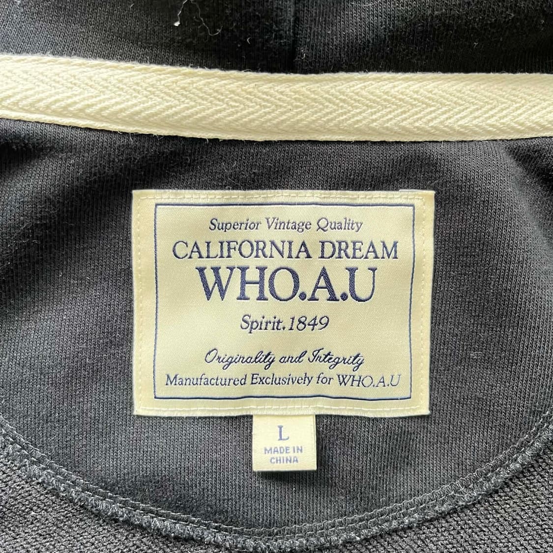 후아유 y2k 러블리힙 걸즈 후드집업 희귀져지(L) 상품이미지4